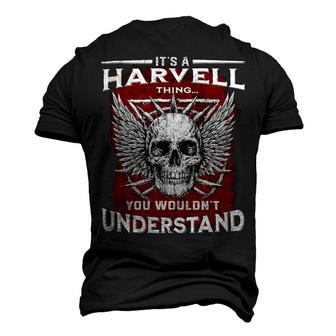 Harvell Name Shirt Harvell Family Name Men's 3D Print Graphic Crewneck Short Sleeve T-shirt - Monsterry AU