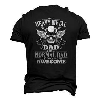 Heavy Metal Dad Punk Rock Music Lover Men's 3D T-Shirt Back Print | Mazezy