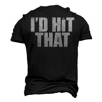 Hit That Boxing Kickboxing Fitness Training V2 Men's 3D T-shirt Back Print - Seseable