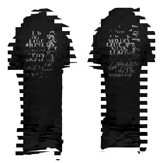 Horror True Crime Skull Cute Antisocial Goth Aesthetic Men's 3D T-Shirt Back Print | Mazezy