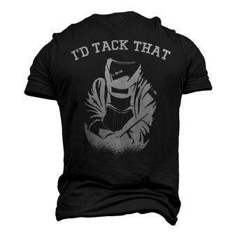 Id Tack That Cool Vintage Welder Men's 3D T-shirt Back Print - Seseable