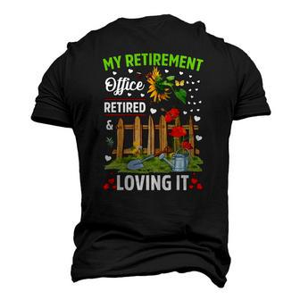 Ill Be In My Garden Office Retirement Gardening Men's 3D T-Shirt Back Print | Mazezy