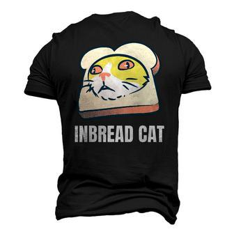 Inbread Toasted Cat Meme Toast Bread Kitten Men's 3D T-Shirt Back Print | Mazezy