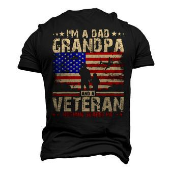 Independence Day 4Th Of July Im A Dad Grandpa And A Veteran Men's 3D Print Graphic Crewneck Short Sleeve T-shirt - Monsterry AU