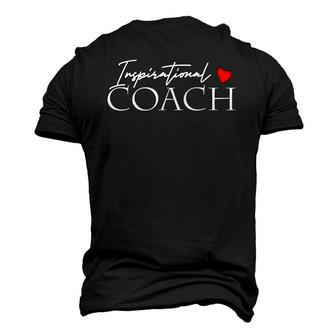 Inspirational Coach Red Heart Coach Team Men's 3D T-Shirt Back Print | Mazezy