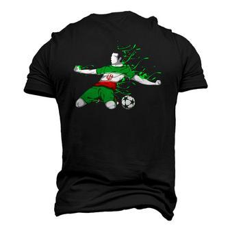 Iran Soccer Team Iranian National Flag Football Lover Men's 3D T-Shirt Back Print | Mazezy