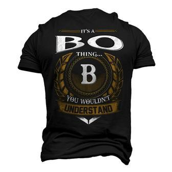 Its A Bo Thing You Wouldnt Understand Name Men's 3D T-shirt Back Print - Seseable