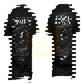 Its A Crumley Thing You Wouldnt Understand Name Men's 3D T-shirt Back Print - Seseable