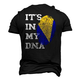 Its In My Dna Bosnia Herzegovina Genetik Bosnian Roots Men's 3D T-Shirt Back Print | Mazezy