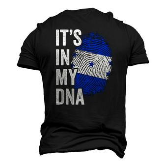 Its In My Dna Honduras Flag Honduran Roots Pride Genetic Men's 3D T-Shirt Back Print | Mazezy