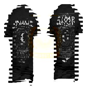 Its A Gallimore Thing You Wouldnt Understand Name Men's 3D T-shirt Back Print - Seseable