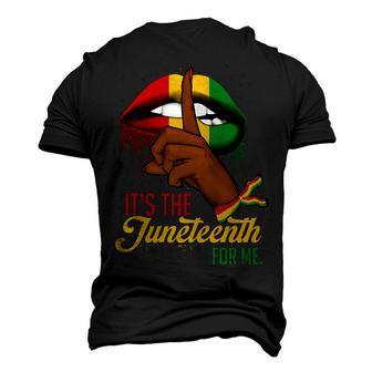 Its The Juneteenth For Me Free-Ish Since 1865 Independence Men's 3D T-shirt Back Print - Seseable