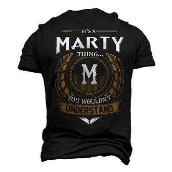 Its A Marty Thing You Wouldnt Understand Name Men's 3D T-shirt Back Print - Seseable