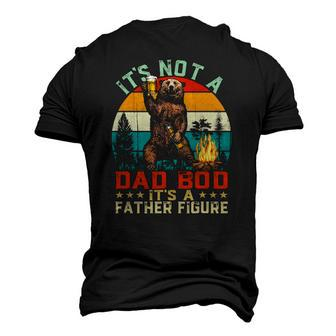 Its Not A Dad Bod Its A Father Figure Bear Vintage Men's 3D T-Shirt Back Print | Mazezy