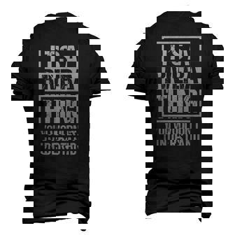 Its A Rivera Thing You Wouldnt Understand Name Men's 3D T-Shirt Back Print | Mazezy