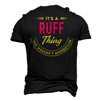 Its A Ruff Thing You Wouldnt Understand Shirt Personalized Name T Shirt Shirts With Name Printed Ruff Men's 3D T-shirt Back Print - Seseable