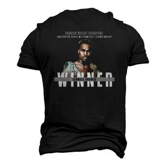 Jermell Charlo Ko Brian Castano Premier Boxing Champions Men's 3D T-Shirt Back Print | Mazezy