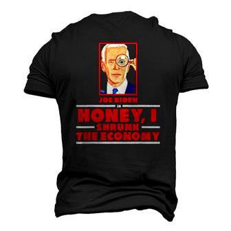 Joe Biden In Honey I Shrunk The Economy Men's 3D T-Shirt Back Print | Mazezy