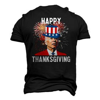 Joe Biden Thanksgiving For 4Th Of July Men's 3D T-Shirt Back Print | Mazezy