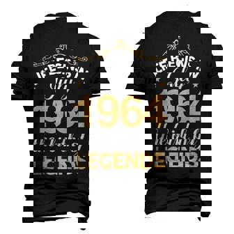 July 1964 Birthday Life Begins In July 1964 V2 Men's 3D T-shirt Back Print - Seseable