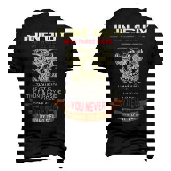 June Guy I Have 3 Sides June Guy Birthday Men's 3D T-shirt Back Print | Seseable CA