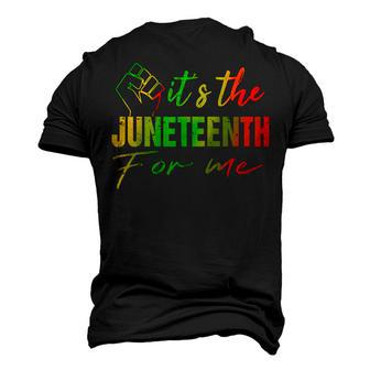 Junenth Its The Junenth For Me Junenth 1865 Men's 3D T-Shirt Back Print | Mazezy