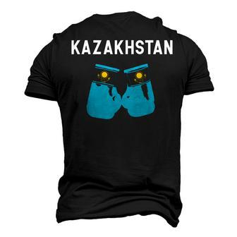 Kazakhstan Kazakh Boxer Boxing Men's 3D T-shirt Back Print - Seseable