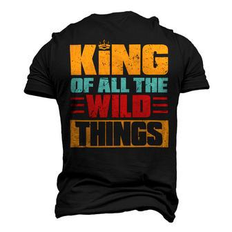 King Of All The Wild Things Father Of Boys & Girls Men's 3D Print Graphic Crewneck Short Sleeve T-shirt - Monsterry DE