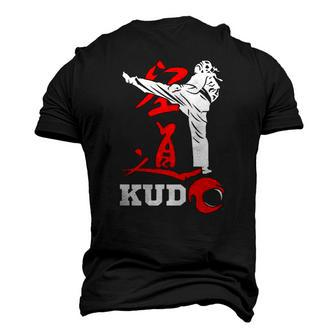 Kudo Martial Arts Japan Symbol Graphic Men's 3D T-Shirt Back Print | Mazezy
