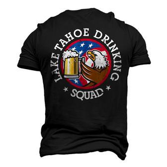 Lake Tahoe Drinking Squad July 4Th Party Costume Beer Lovers Men's 3D T-shirt Back Print - Seseable