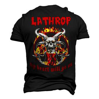 Lathrop Name Lathrop Name Halloween Men's 3D T-shirt Back Print - Seseable