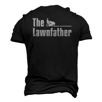 The Lawnfather Lawn Mowing Gardening Gardener Men's 3D T-Shirt Back Print | Mazezy