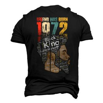 Legend Was Born 1972 50Th Birthday Vintage Father Day Men's 3D T-shirt Back Print - Seseable