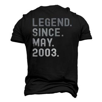 Legend Since May 2003 19 Years Old 19Th Birthday Men's 3D T-Shirt Back Print | Mazezy