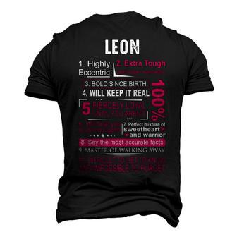 Leon Name Leon Men's 3D T-shirt Back Print - Seseable
