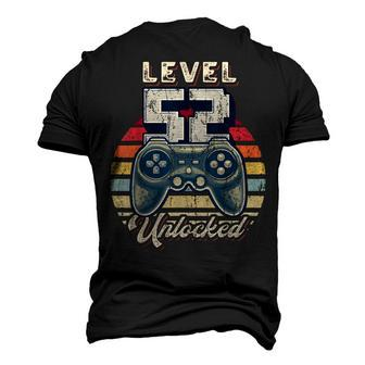 Level 52 Unlocked Video Game 52Nd Birthday Gamer Boys Men's 3D T-shirt Back Print - Seseable