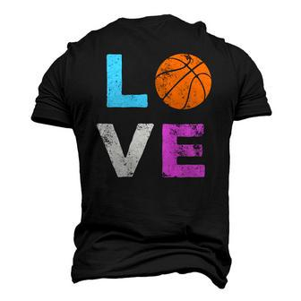 Love Basketball American Team Fan Men's 3D T-Shirt Back Print | Mazezy