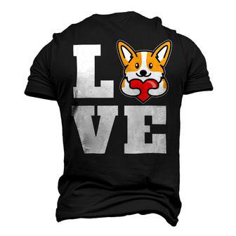 Love Corgis Welsh Corgi Puppy Dog Lover Novelty Men's 3D Print Graphic Crewneck Short Sleeve T-shirt - Monsterry DE