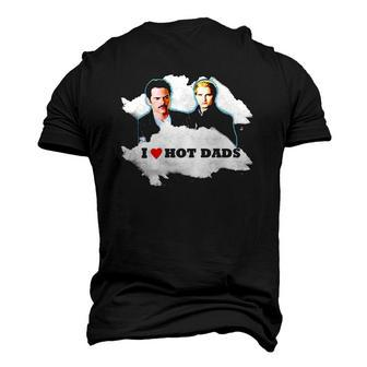 I Love Hot Dads Charlie Swan Carlisle Cullen Men's 3D T-Shirt Back Print | Mazezy