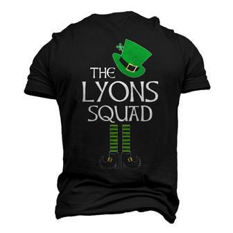 Lyons Name The Lyons Squad Leprechaun Men's 3D T-shirt Back Print - Seseable
