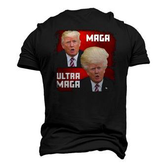 Maga Ultra Maga Trump Men's 3D T-Shirt Back Print | Mazezy