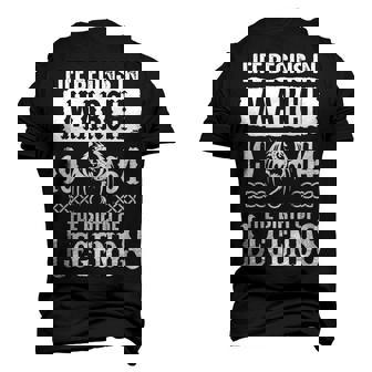 March 1964 Birthday Life Begins In March 1964 Men's 3D T-shirt Back Print - Seseable