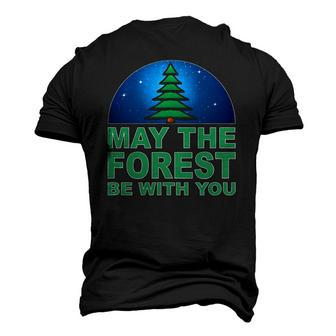 May The Forest Be With You Nature Lover Men's 3D T-Shirt Back Print | Mazezy