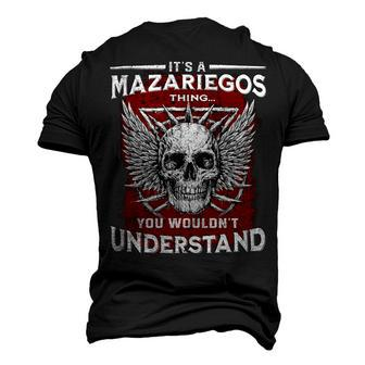 Mazariegos Name Shirt Mazariegos Family Name V3 Men's 3D Print Graphic Crewneck Short Sleeve T-shirt - Monsterry DE