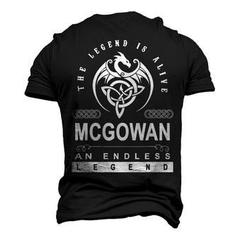Mcgowan Name Mcgowan An Enless Legend Men's 3D T-shirt Back Print - Seseable