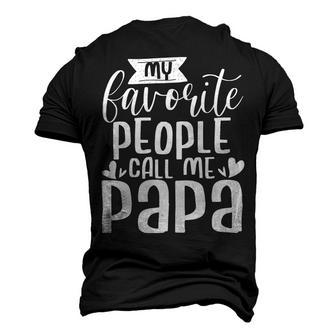 Mens My Favorite People Call Me Papa Men's 3D Print Graphic Crewneck Short Sleeve T-shirt - Monsterry CA