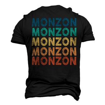 Monzon Name Shirt Monzon Family Name Men's 3D Print Graphic Crewneck Short Sleeve T-shirt - Monsterry AU