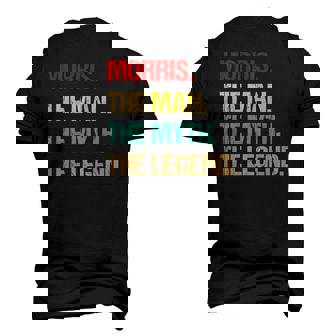 Mens Morris The Man The Myth The Legend Men's 3D T-Shirt Back Print | Mazezy