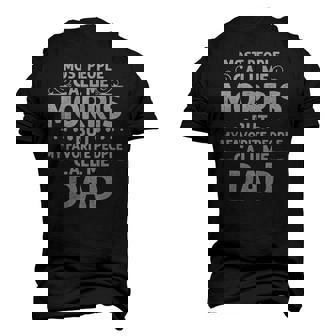 Morris Name Fathers Day Personalized Men Dad Men's 3D T-Shirt Back Print | Mazezy