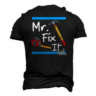 Mens Mr Fix It Fixer Upper Tools Men's 3D T-Shirt Back Print | Mazezy